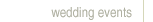 Wedding Events